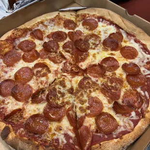 This Cheese Pizza with pepperoni was really good