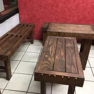 This is their seating area