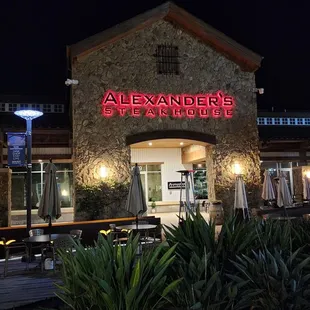 Front of the restaurant