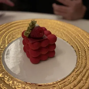 Raspberry dessert