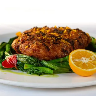 crunchy organic chicken - yu choy · koji honey mustard