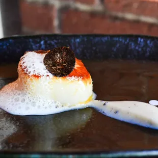 Scallop, cauliflower, xo sauce with a special summer truffle to top it off!