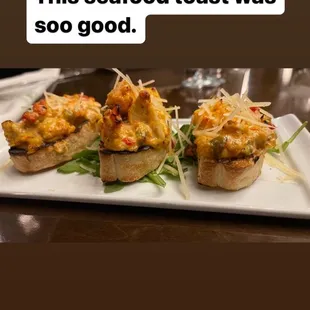Seafood Toast