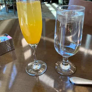 Included Bellini with Easter brunch