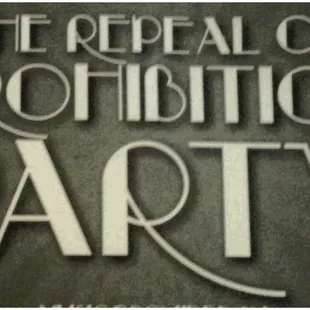 the repeal of prohibition party