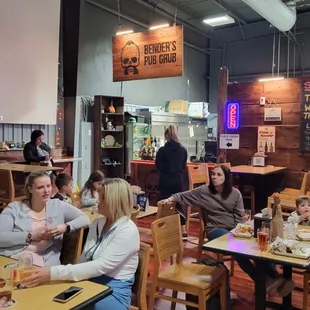 A view of the taproom towards Bender&apos;s.