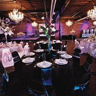 The Findlay Room, an elegant venue space available to rent for all occasions from wedding receptions to holiday parties.