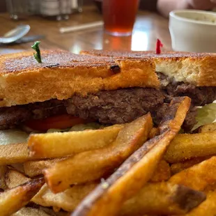 Frisco melt w/ fries!
