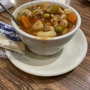 Beef vege soup!