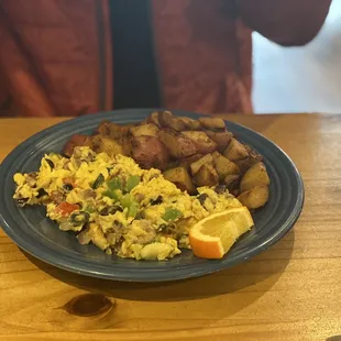 Veggie scramble with potatoes