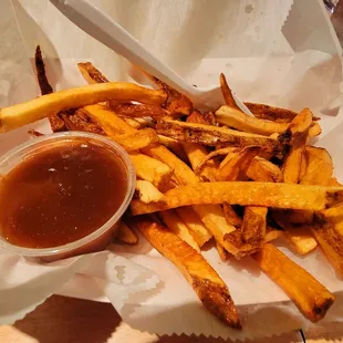 Small Fries with a side of gravy
