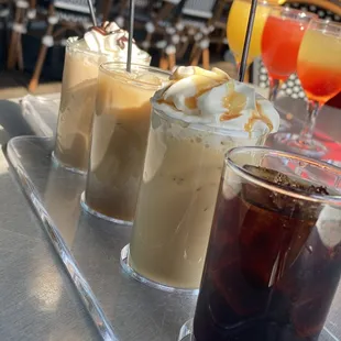 Spiked coffee flight