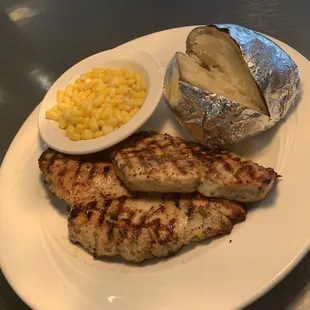 Char Broiled Chicken Breast Dinner