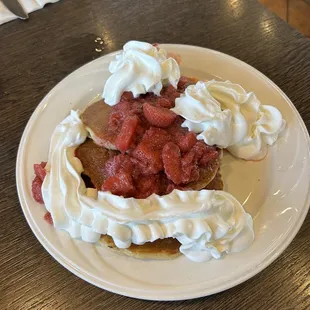 Strawberry pancakes