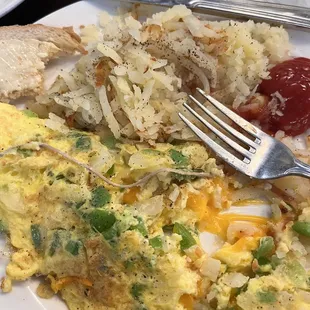 Rubber band in omelette