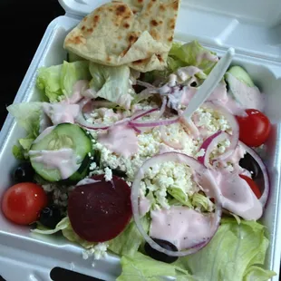 Chicken Greek Salad