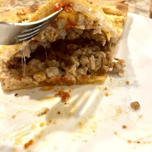 Stuffed Crust Meat Lovers...so tasty!