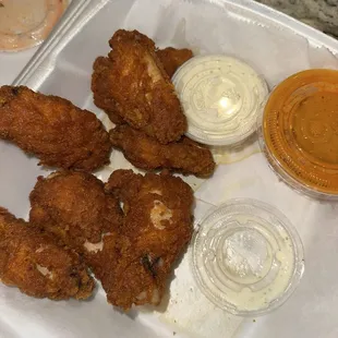 Wings (6 per order) - So good!