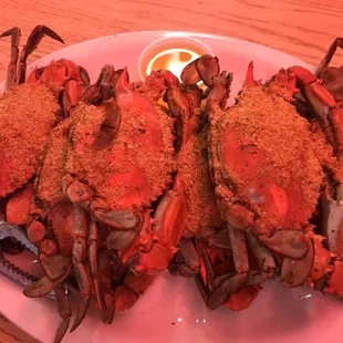 1/2 Doz. Steamed Crabs