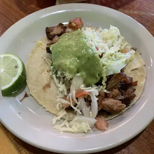 Carnitas taco
