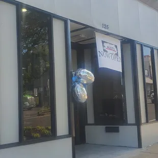 Now open on the corner of the Square next to the toy store.