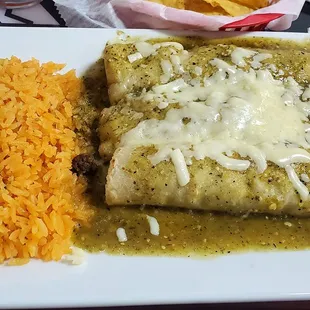Enchiladas Verde