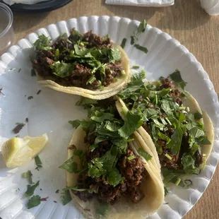 Carne asada tacos