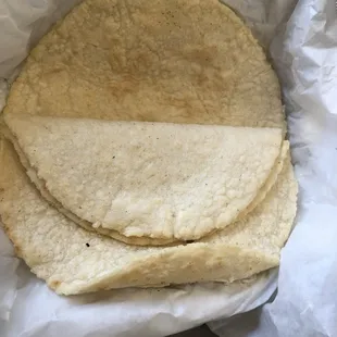 Corn tortillas, made on location!