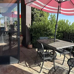Outdoor seating