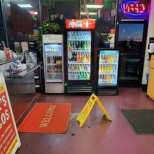 Soda, beer