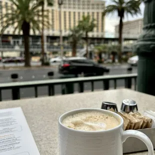 This coffee was great. They have almond milk