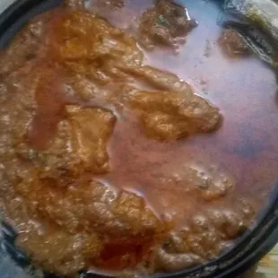 Butter chicken supposedly