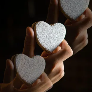 Peruvian cookies. Alfajores filled with Dulce de Leche.