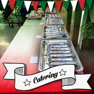 We can CATER your next FIESTA