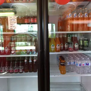 You can also enjoy a nice cold Mexican bottled sodas with your meal.