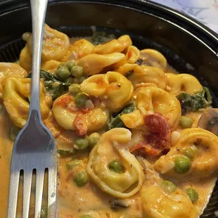 Tortellini Al Forno (half eaten - it was so good)