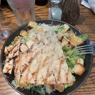 Baby gem and kale caesar salad