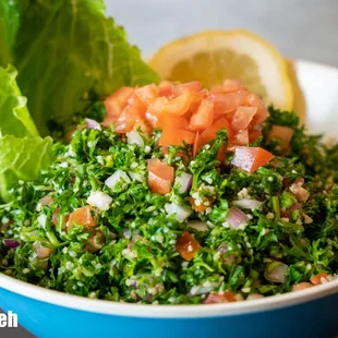 Our delicious Tabbouleh!