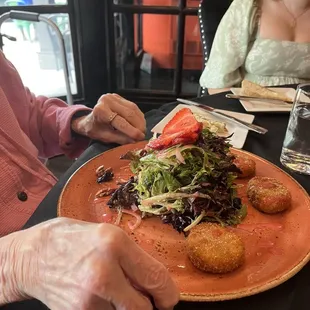 Fried Goat Cheese Salad
