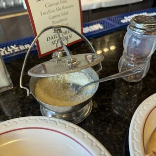 Old School parmesan cheese holder