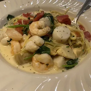 Seafood Linguine - Valentine's Day special