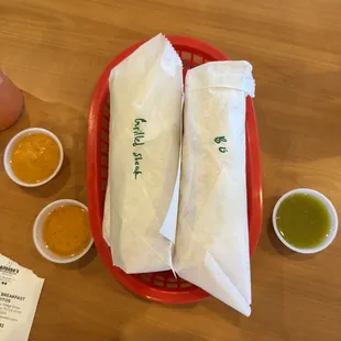 Grilled Steak and bacons and eggs