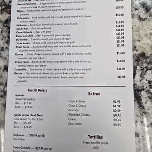 Updated menu 10/6/24
