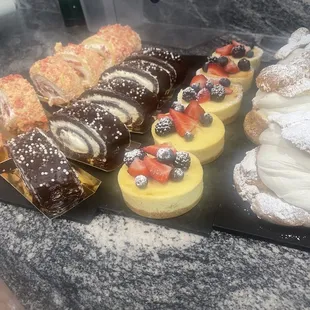Strawberry Shortcake, HoHo Cake, Cheesecake, Cream Puff