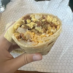 Bacon Breakfast Burrito