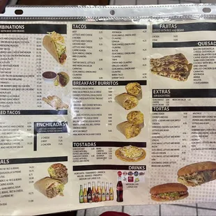 menu, sushi and sashimi