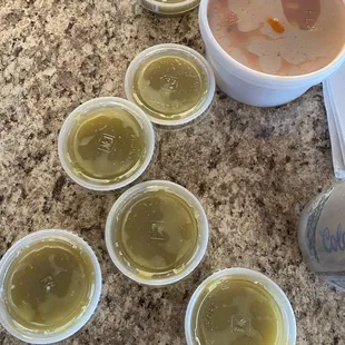 Plenty of good sauce!