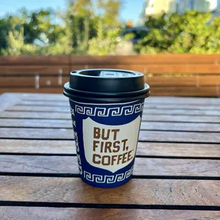 An Americano from my old friend Alfred