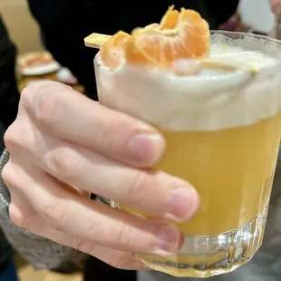 A special mixed drink.