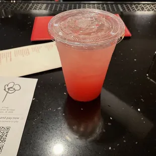 Watermelon basil spritzer